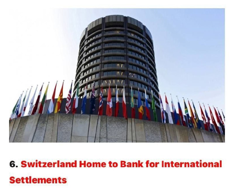 6⃣Banka pro mezinárodní platby (BIS) sídlí v Basileji ve Švýcarsku.BIS je finanční páteř...