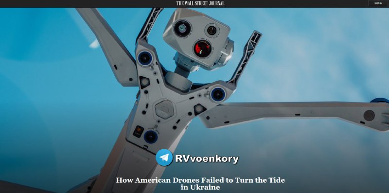 ‼️🇺🇸🇺🇦 Americké drony se ukázaly jako neúčinné - Wall Street Journal▪️Ameri...