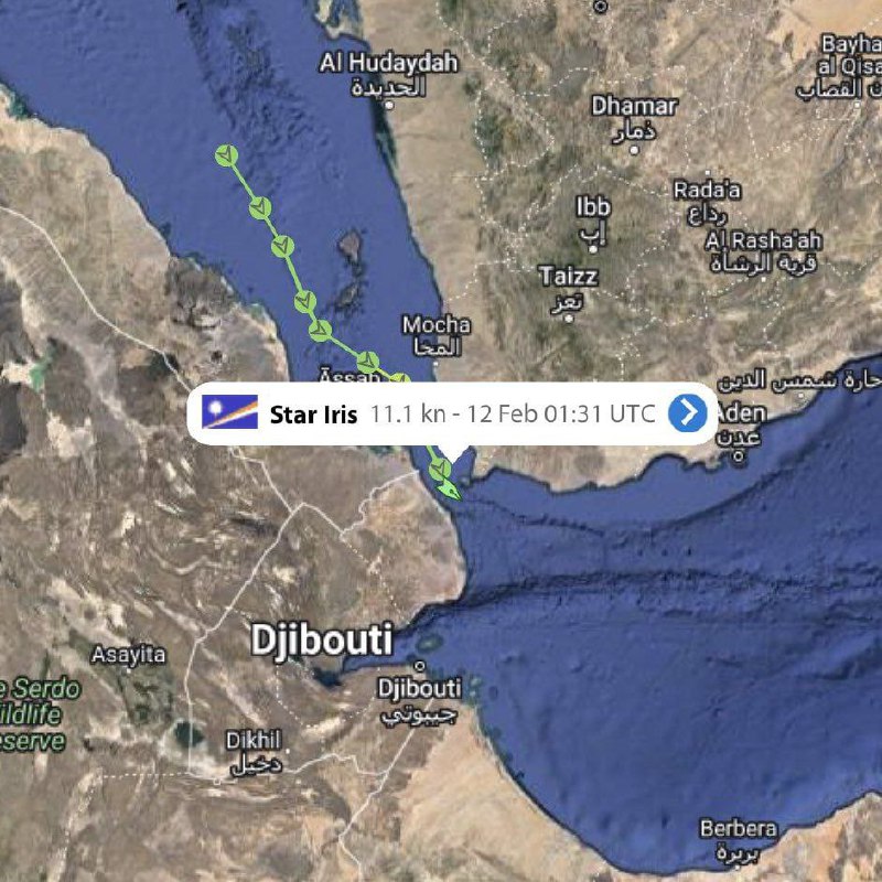 Húsíové omylem zaútočili na brazilskou loď v průlivu Bab el-Mandeb dvěma raketami v domněn?...