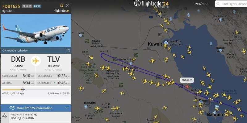 🐦‍⬛️Letadlo Emirates, které směřovalo na mezinárodní letiště Ben Gurion, se vrátilo...