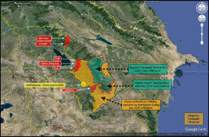 🇦🇲🇦🇿 Ministerstvo obrany Arménie oznámilo, že Ázerbájdžán minulou noc ostřeloval...