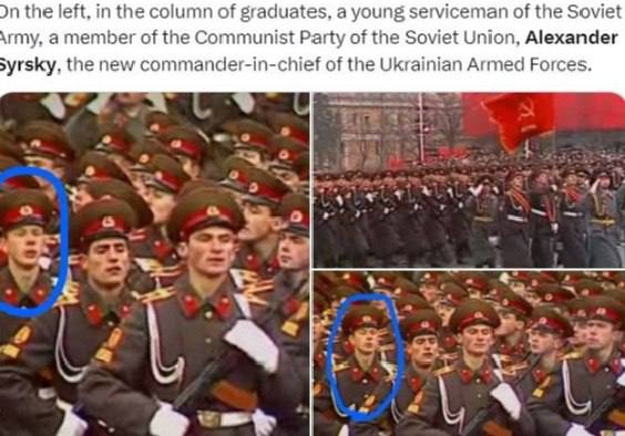Nový vrchní velitel ozbrojených sil Ukrajiny pochodoval na přehlídce v MoskvěAlexander Syrskij...
