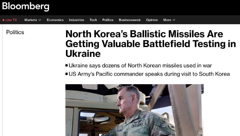 Spojené státy se obávají, že se Ukrajina stala testovacím místem pro severokorejské rakety, ...
