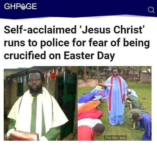 V Keni byl prorok, který tvrdí, že je znovuzrozeným Ježíšem Kristem, nucen jít na policii, p...