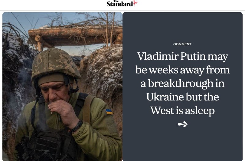 V létě čeká Ukrajinu úplná porážka – StandardBritská publikace píše, že spojenci Kyjev...