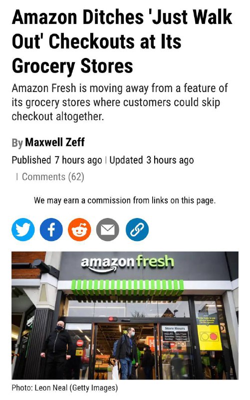 Vtip dne: Amazon uzavřel své obchody s technologií „Just Walk Out“, kde si lidé mohli vzít ...
