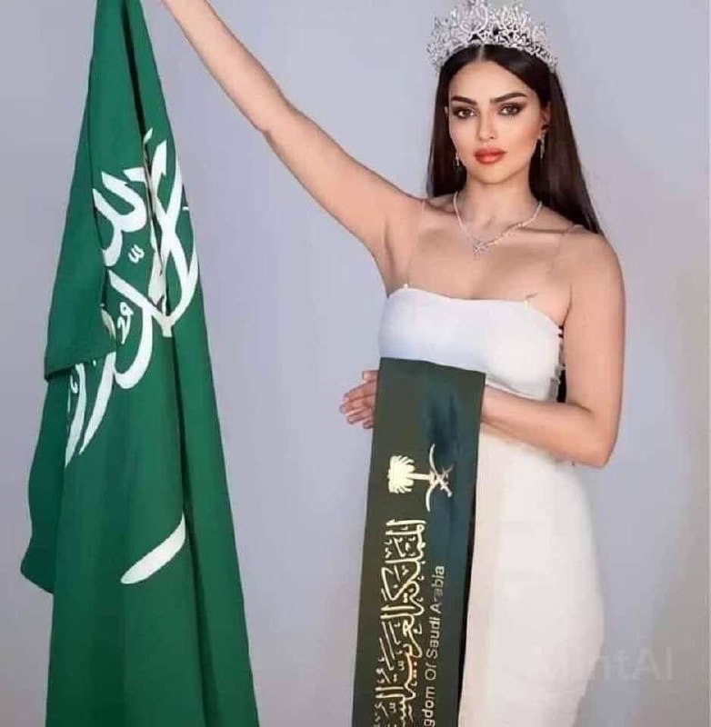 Zástupkyně Saúdské Arábie se poprvé zúčastnila soutěže ženské krásy.